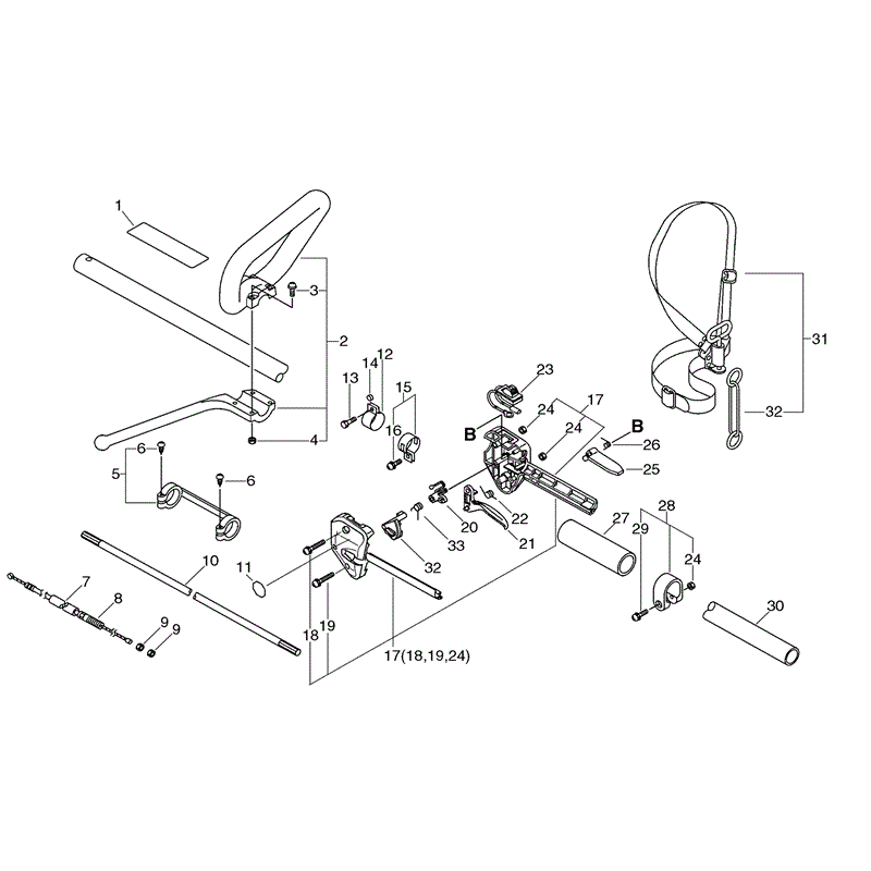 Echo SRM-2455 (SRM-2455) Parts Diagram, Page 9