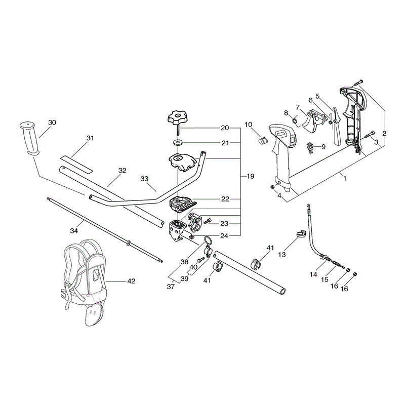 Echo SRM-250 (SRM-250) Parts Diagram, Page 7