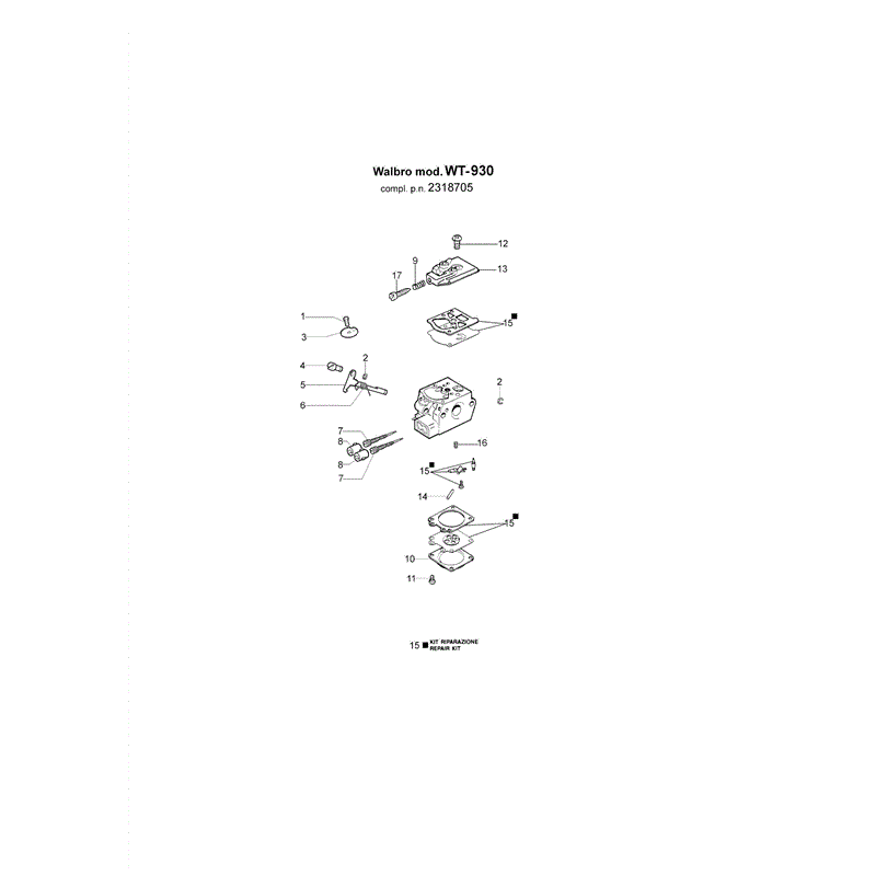 Efco DS2800H (2011) Parts Diagram, Page 6