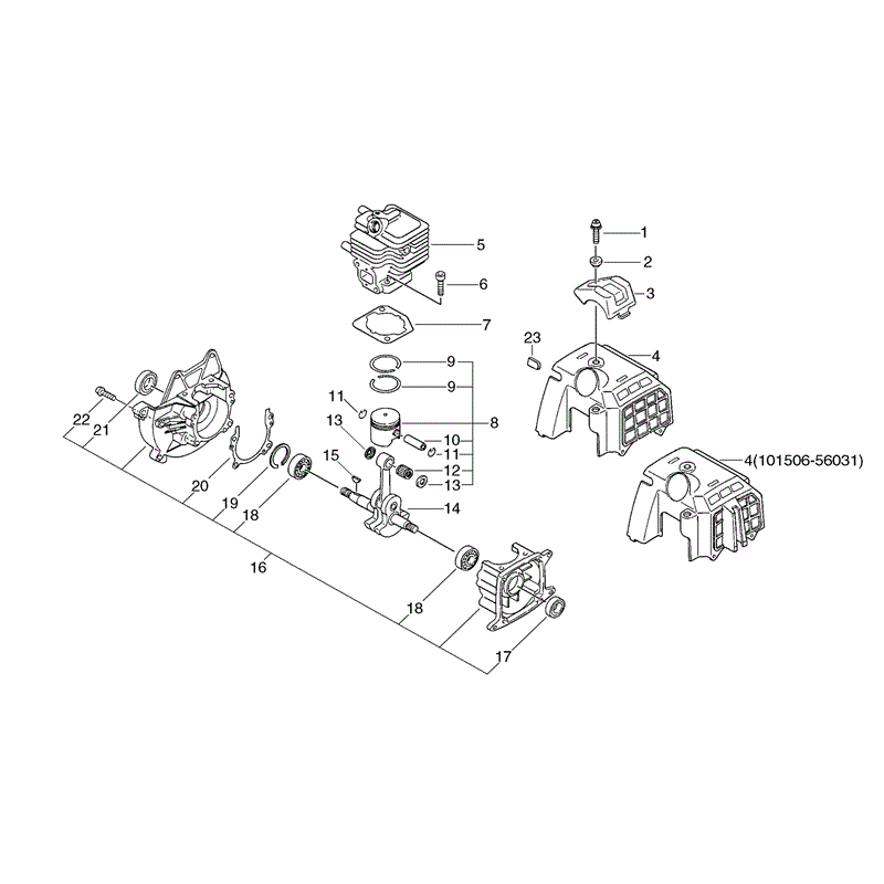 Echo SRM-2655SI (SRM-2655SI) Parts Diagram, Page 1