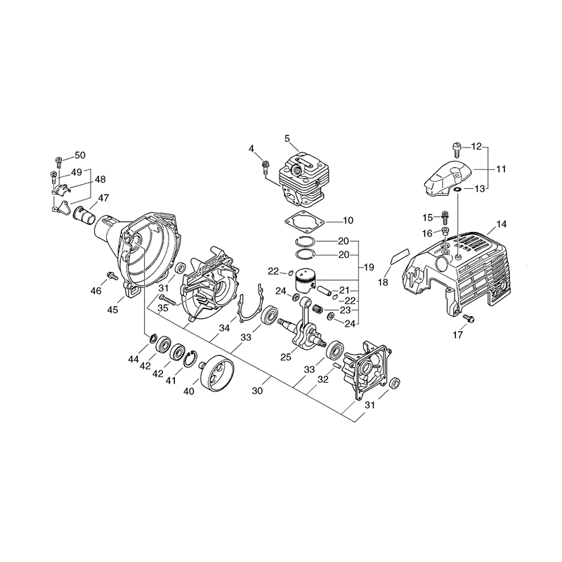 Echo SRM-3155 (SRM-3155) Parts Diagram, Page 1
