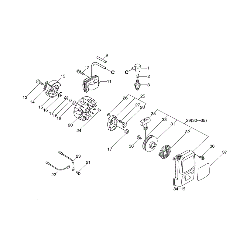 Echo SRM-330 (SRM-330) Parts Diagram, Page 2