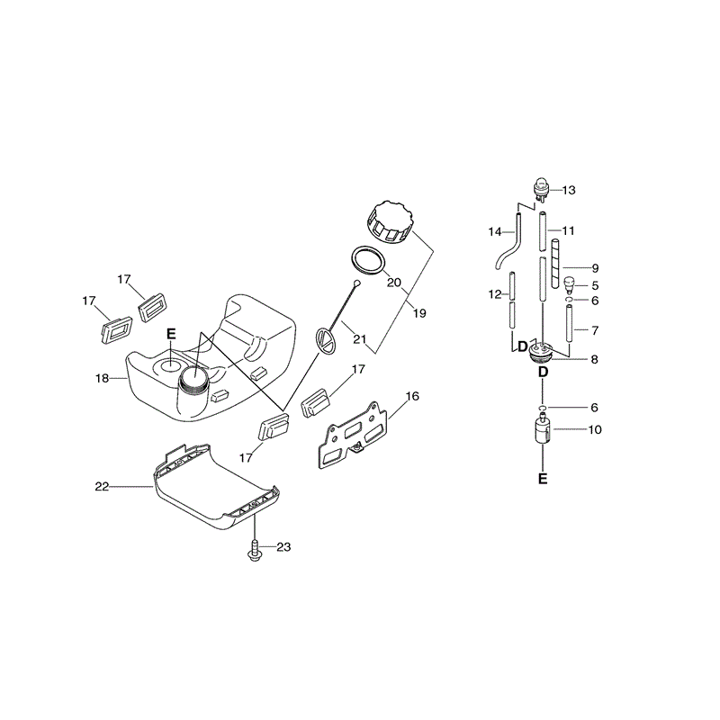 Echo SRM-330 (SRM-330) Parts Diagram, Page 4