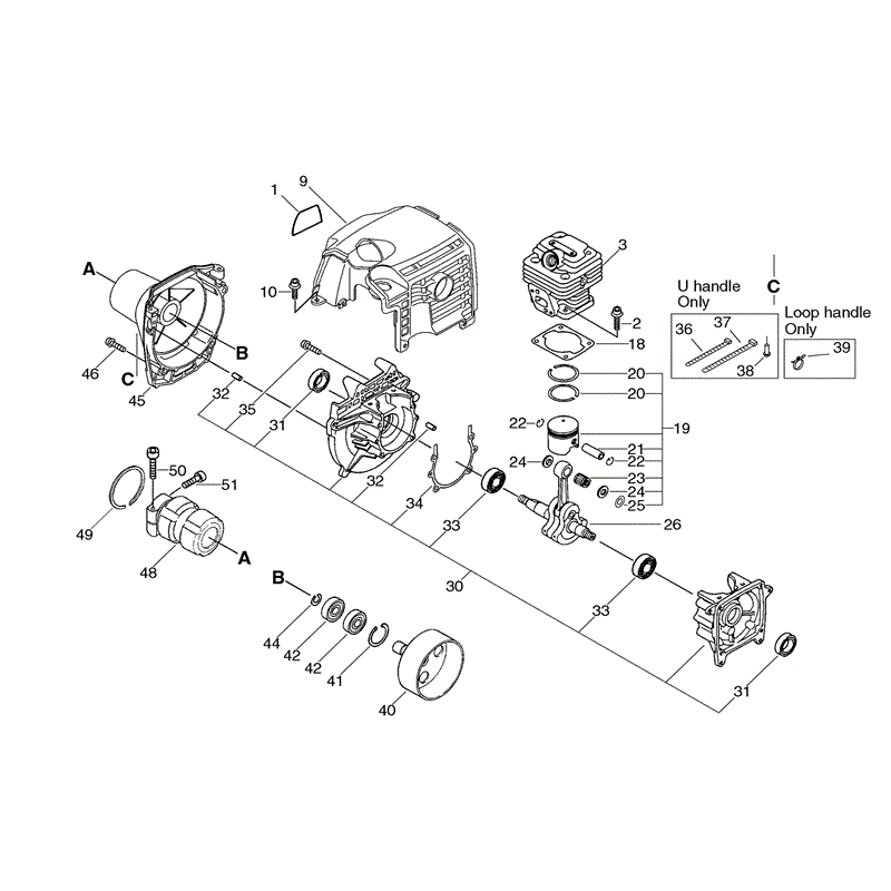 Echo SRM-330ES (SRM-330ES) Parts Diagram, Page 1