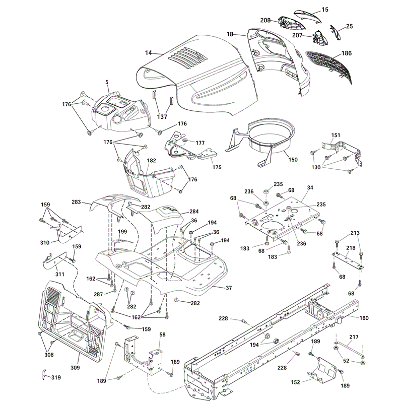 McCulloch M115-77HRB (96041012400-(2010)) Parts Diagram, Page 4