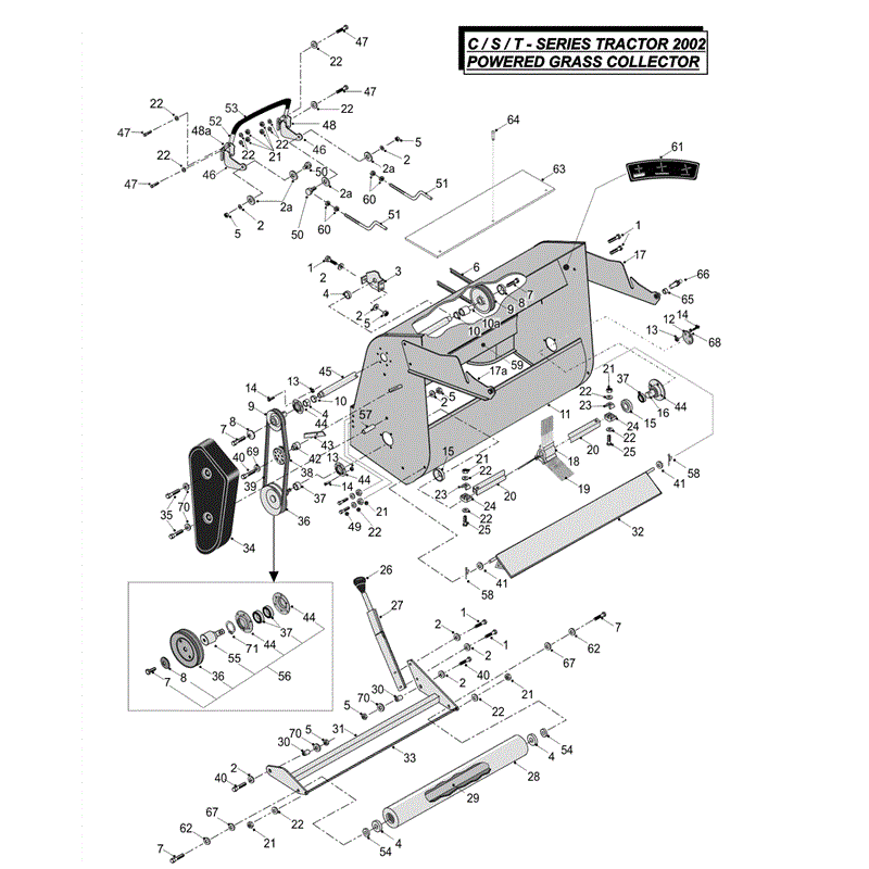 Westwood C/S/T Series Body (non HE) 12/2002-03/2005 (12/2002-03/2005) Parts Diagram, Page 1