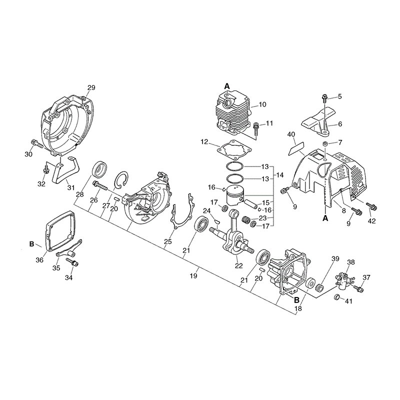 Echo SRM-345SL (SRM-345SL) Parts Diagram, Page 1