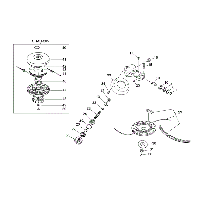 Echo SRM-3550 (SRM-3550) Parts Diagram, Page 11