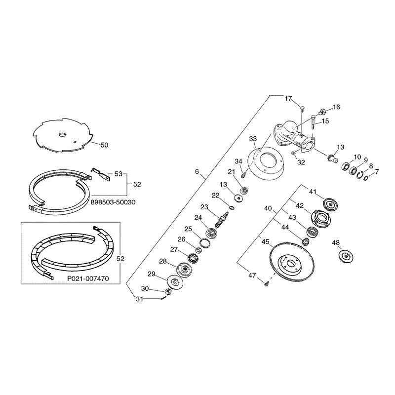 Echo SRM-3550 (SRM-3550) Parts Diagram, Page 9