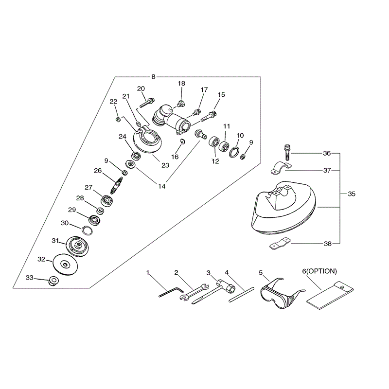 Echo SRM-3605 (SRM-3605) Parts Diagram, Page 6