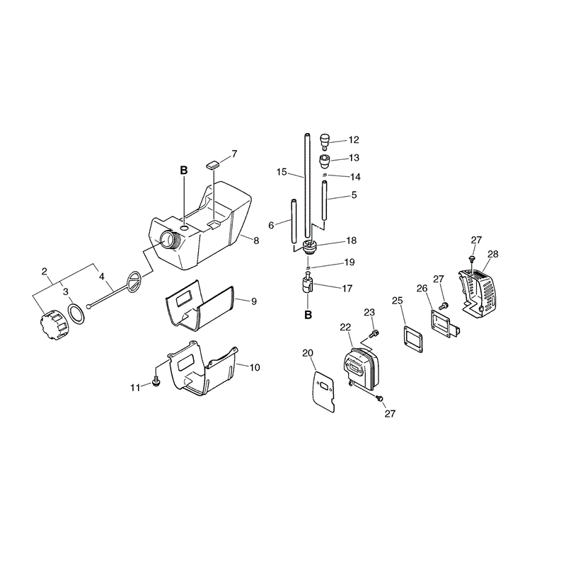 Echo SRM-3800 (SRM-3800) Parts Diagram, Page 5