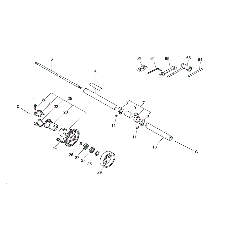 Echo SRM-3800 (SRM-3800) Parts Diagram, Page 6