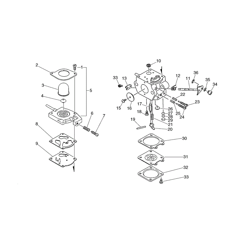 Echo SRM-3800 (SRM-3800) Parts Diagram, Page 9