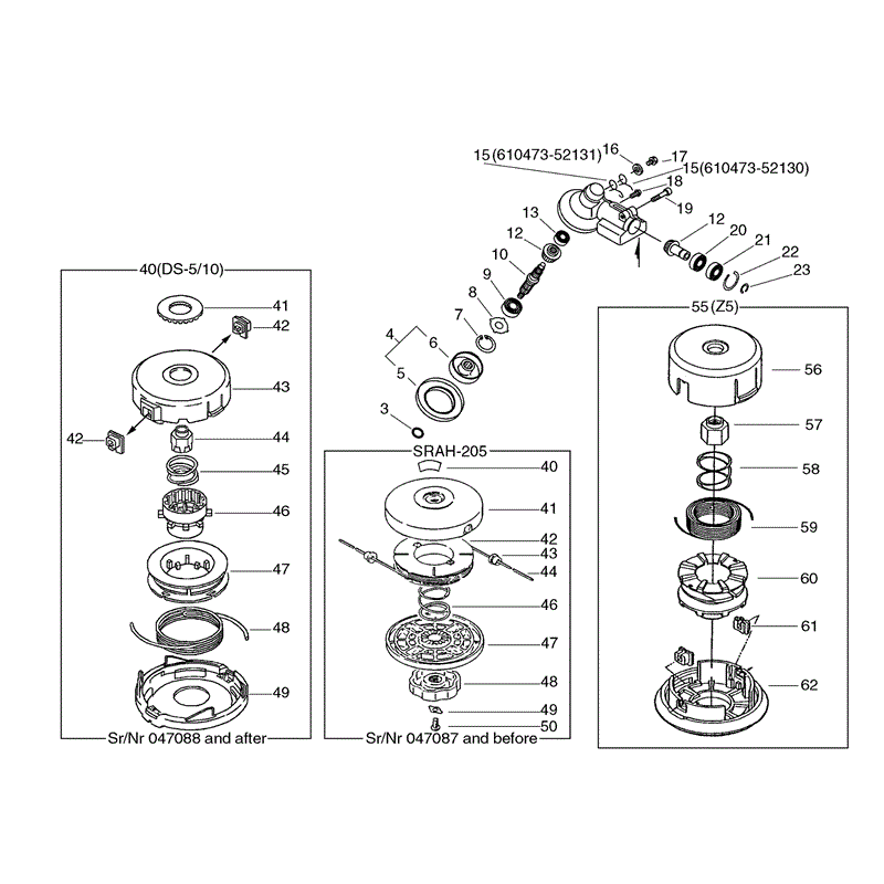 Echo SRM-3805 (SRM-3805) Parts Diagram, Page 11