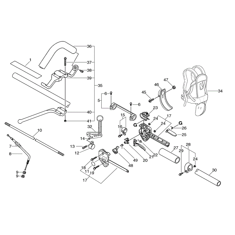 Echo SRM-4000 (SRM-4000) Parts Diagram, Page 10