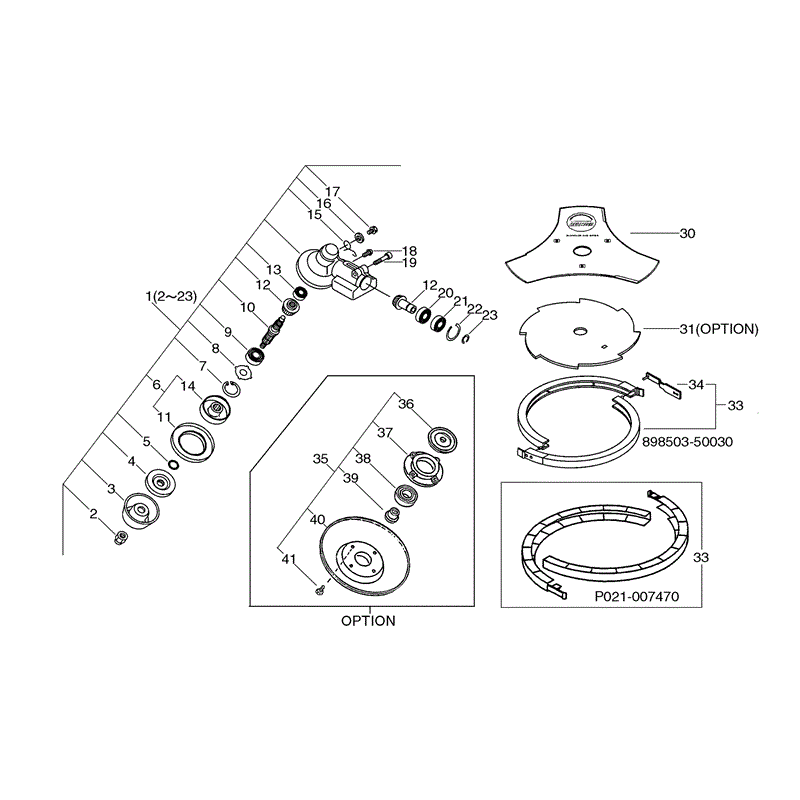 Echo SRM-4000 (SRM-4000) Parts Diagram, Page 9
