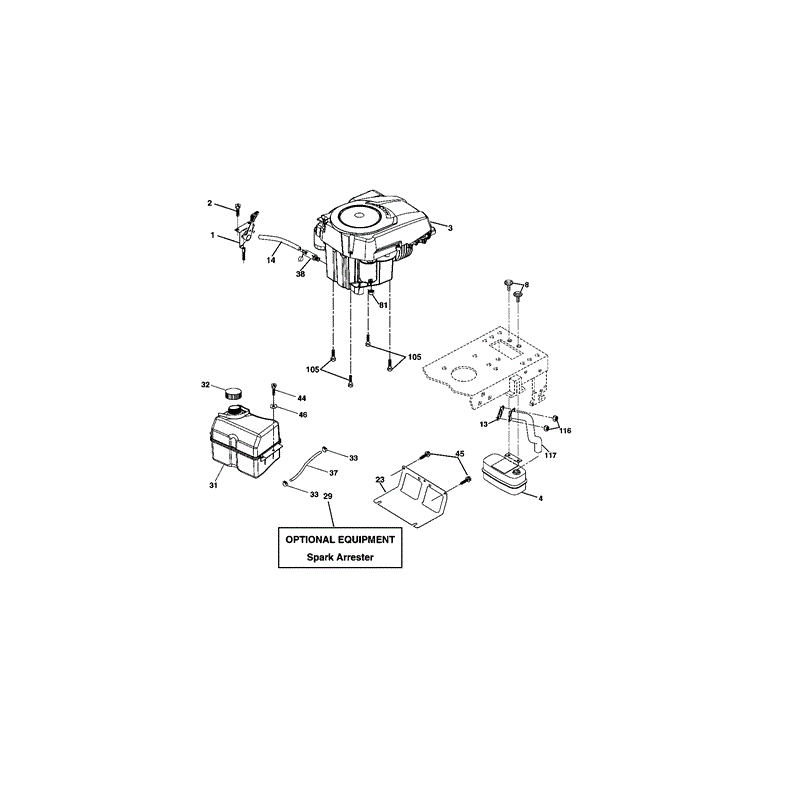 Husqvarna  CTH151 Lawn Tractor  (9541702-08) Parts Diagram, Page 7