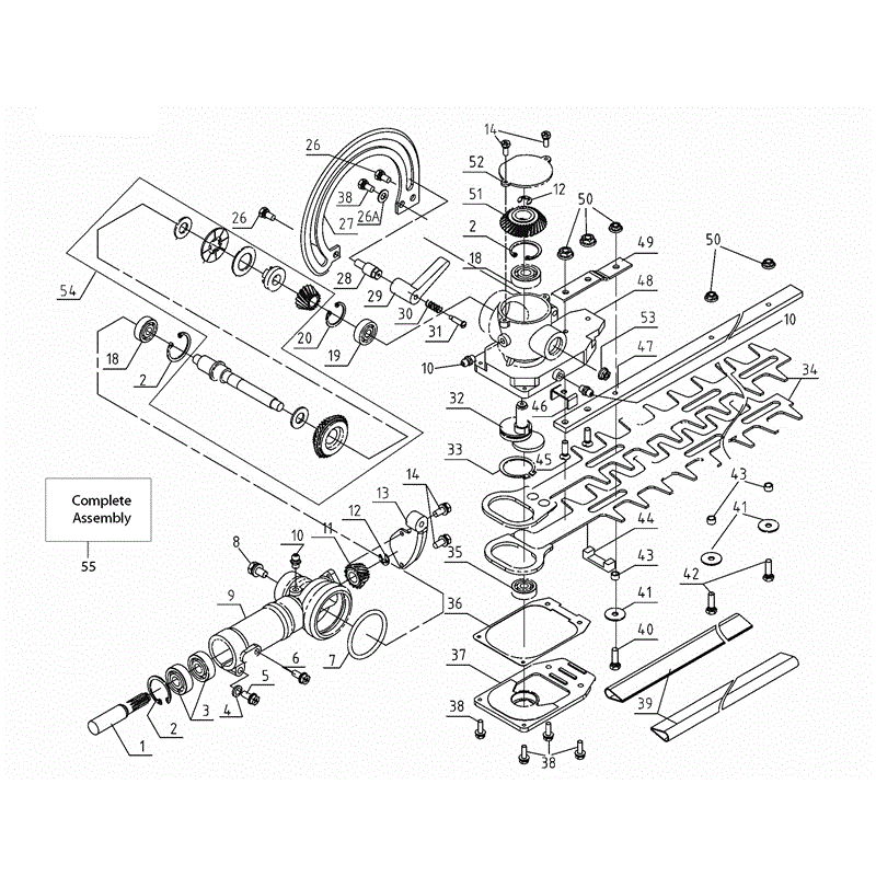 Mitox 28-MT (28-MT) Parts Diagram, Hedge Trimmer