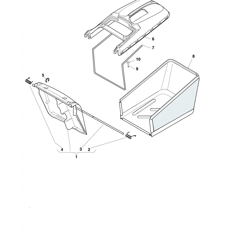 Mountfield 421HP Petrol Rotary Mower (2009) Parts Diagram, Page 6