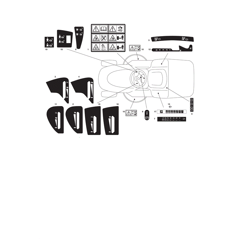 Castel / Twincut / Lawnking TCX16.5-102H (2011) Parts Diagram, Page 13