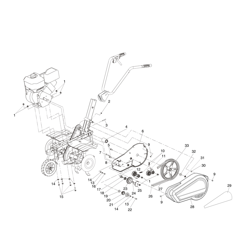 Bertolini 190 S (K700 H - SN T210) (190 S (K700 H - SN T210)) Parts Diagram, Illustrated parts list 2