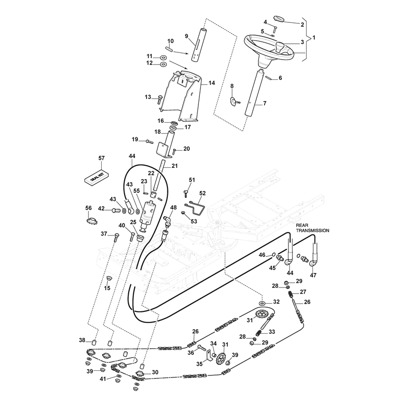 Stiga Park 340 PWX (2F6130621-S18 [2018-2019]) Parts Diagram, Steering_0