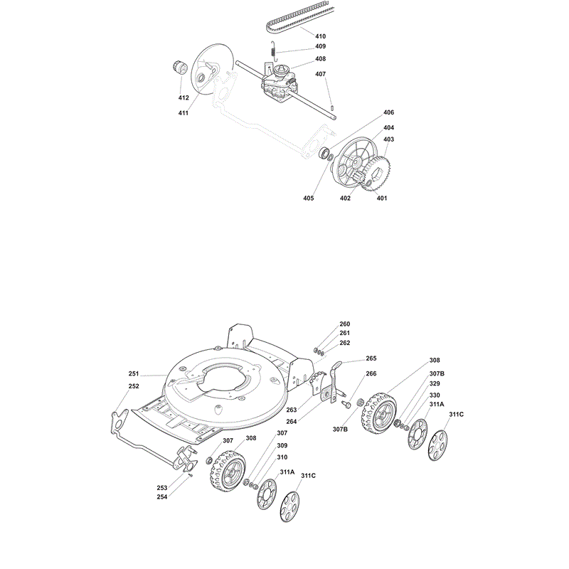 Mountfield MULTICLIP501-PD  (2008) Parts Diagram, Page 2