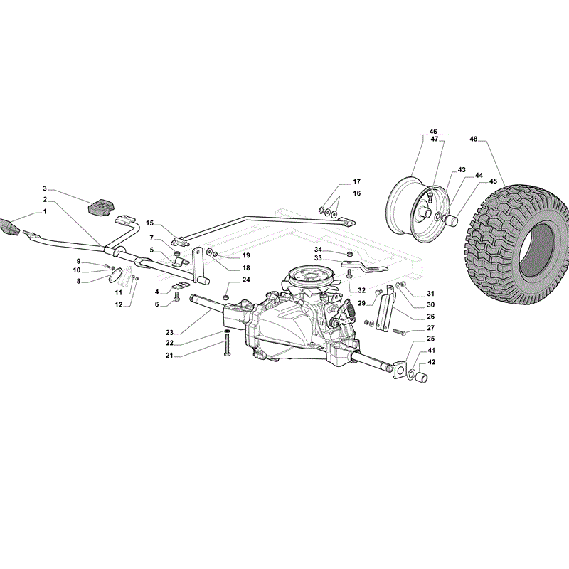 Mountfield 1538H-SD Lawn Tractor (2010) Parts Diagram, Page 5