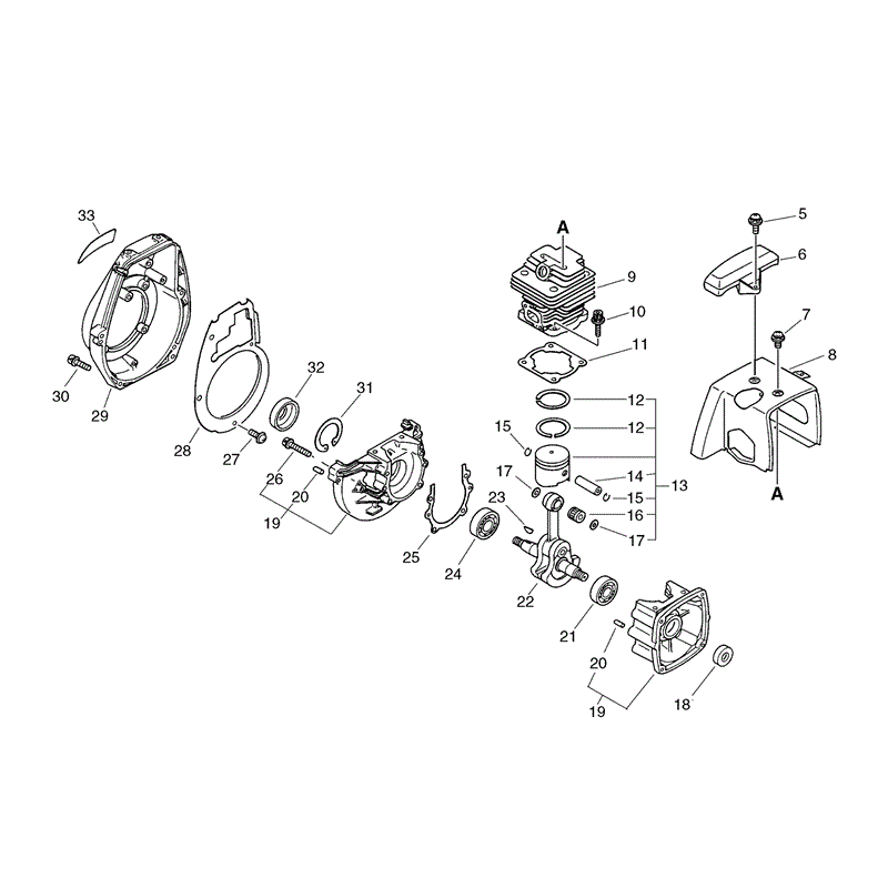 Echo SRM-4600 (SRM-4600) Parts Diagram, Page 1