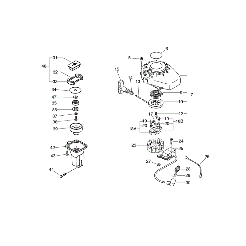 Echo TC-2100 (TC-2100) Parts Diagram, Page 2