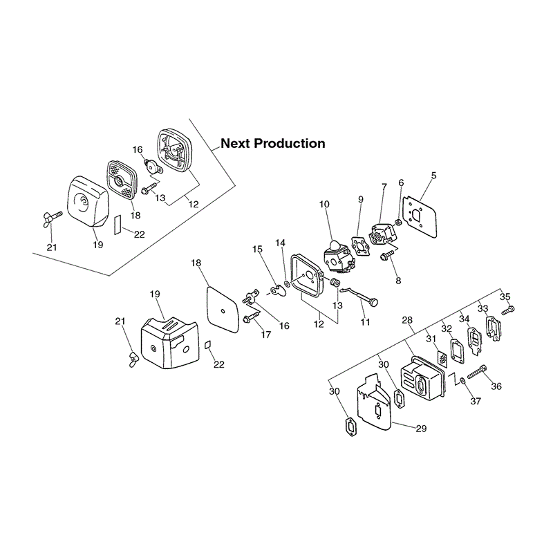 Echo TC-2100 (TC-2100) Parts Diagram, Page 3
