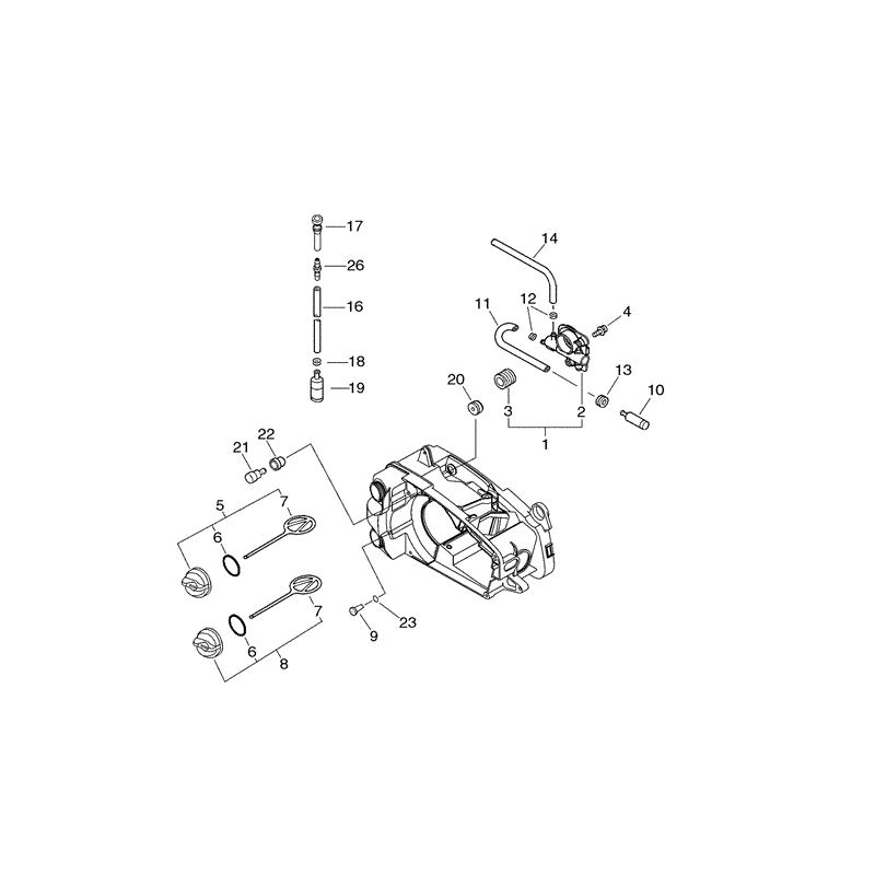 Echo CS-350T Chainsaw (CS350T) Parts Diagram, Page 4
