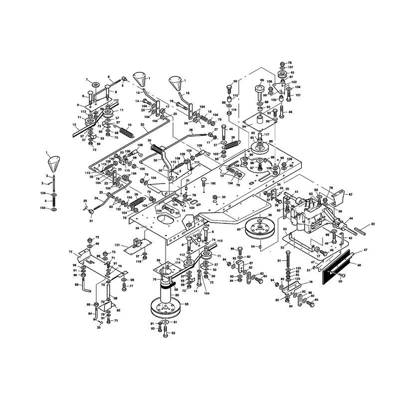 Westwood S1300 Agro 36" Tractor  (1998) Parts Diagram, Page 4