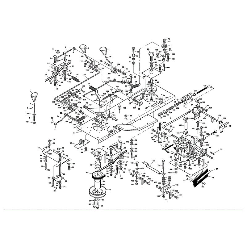 Westwood S1300H 36" Tractor  (1998) Parts Diagram, Page 4