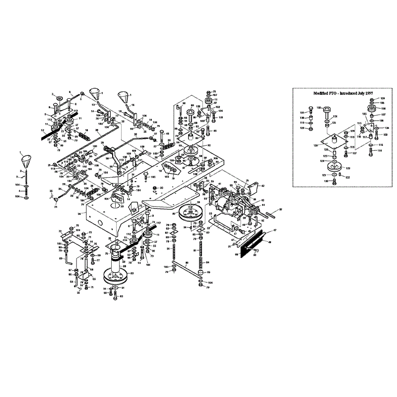 Westwood S1600 36" Tractor (1998) Parts Diagram, Page 4