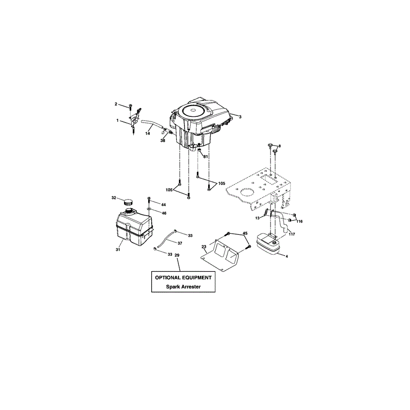 Husqvarna  CTH151 Lawn Tractor  (9541702-29) Parts Diagram, Page 7
