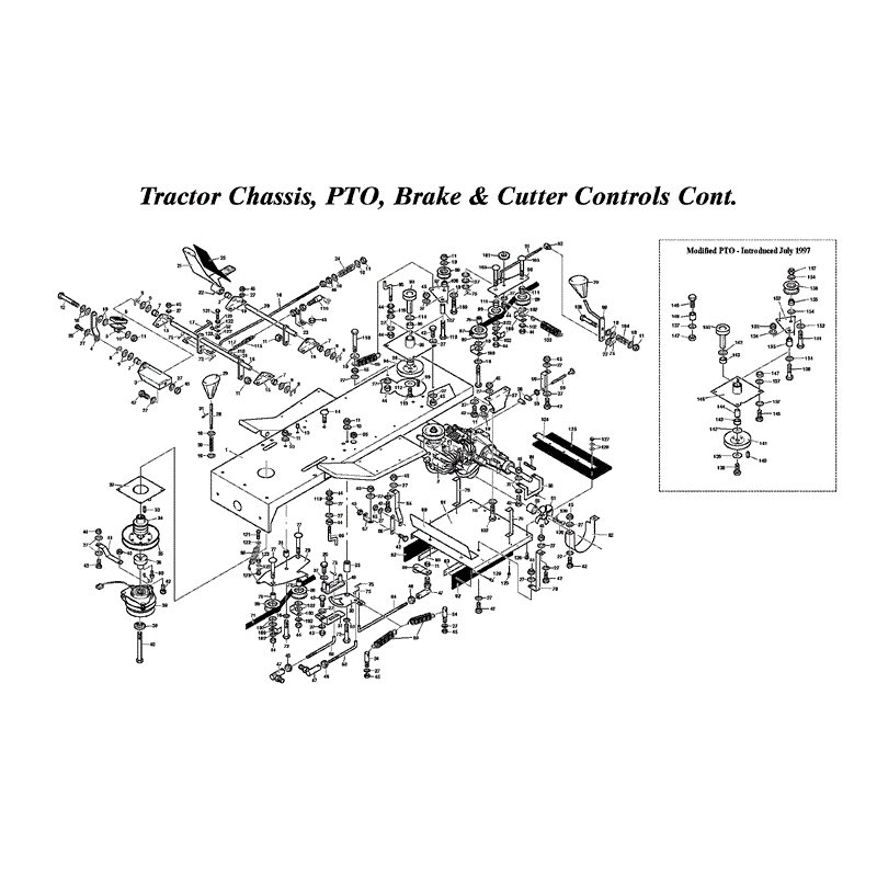 Westwood T1800H 48" Tractor (T1800H48) Parts Diagram, Page 4