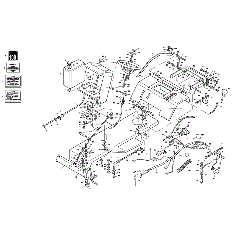 Westwood S1300 36" Tractor  (S130036) Parts Diagram, Page 3