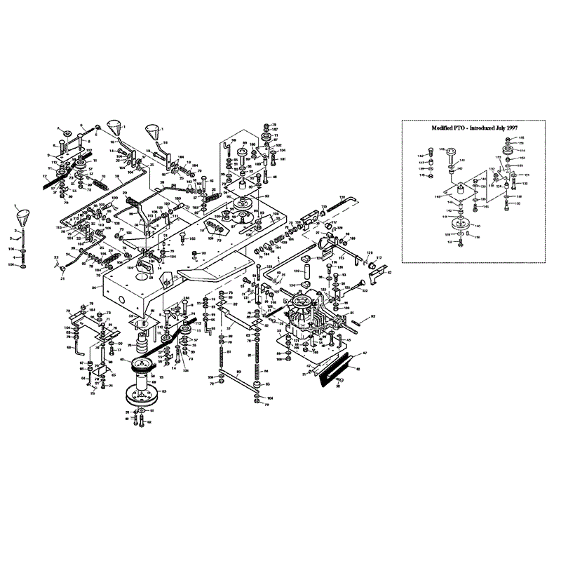 Westwood S1300H 36" Tractor  (S1300H36) Parts Diagram, Page 4