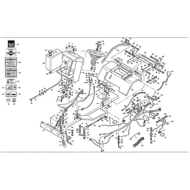 Westwood T160036 (T160036) Parts Diagram, Page 3