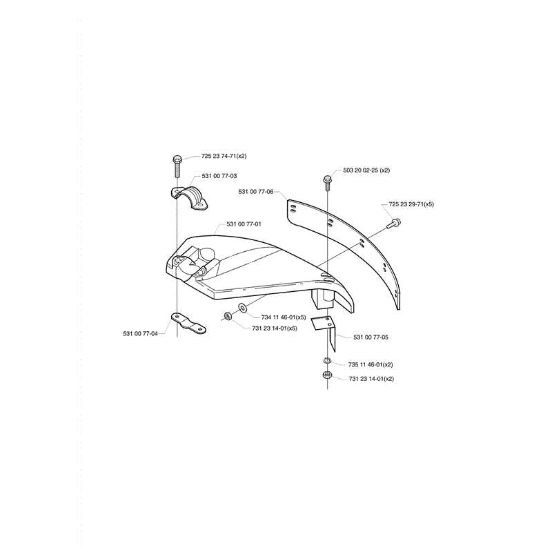  Husqvarna 152RB Strimmer (01-2000) Parts Diagram, Page 2