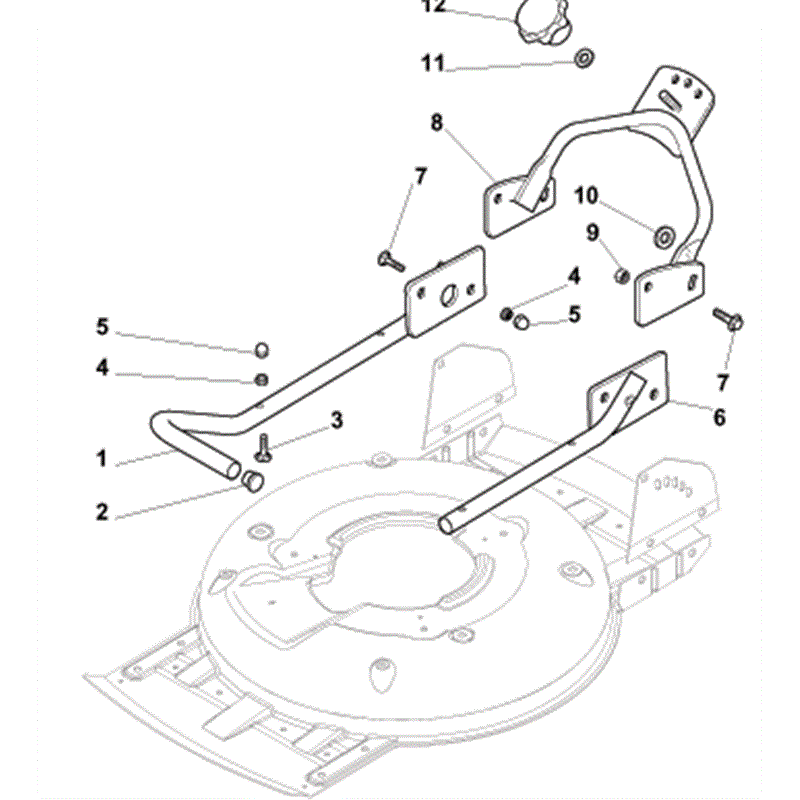 Mountfield MULTICLIP 501 SP (RM45 OHV) (2010) Parts Diagram, Page 7