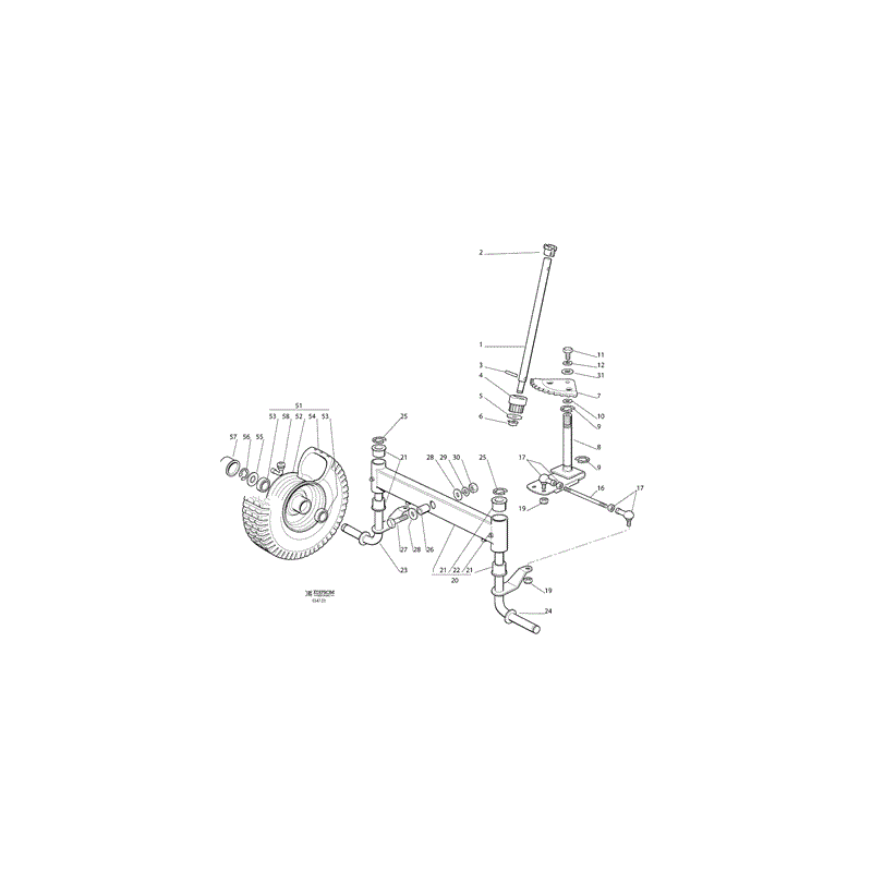 Castel / Twincut / Lawnking F72HYDRO (F72 Hydro Ride On Mower) Parts Diagram, Page 3