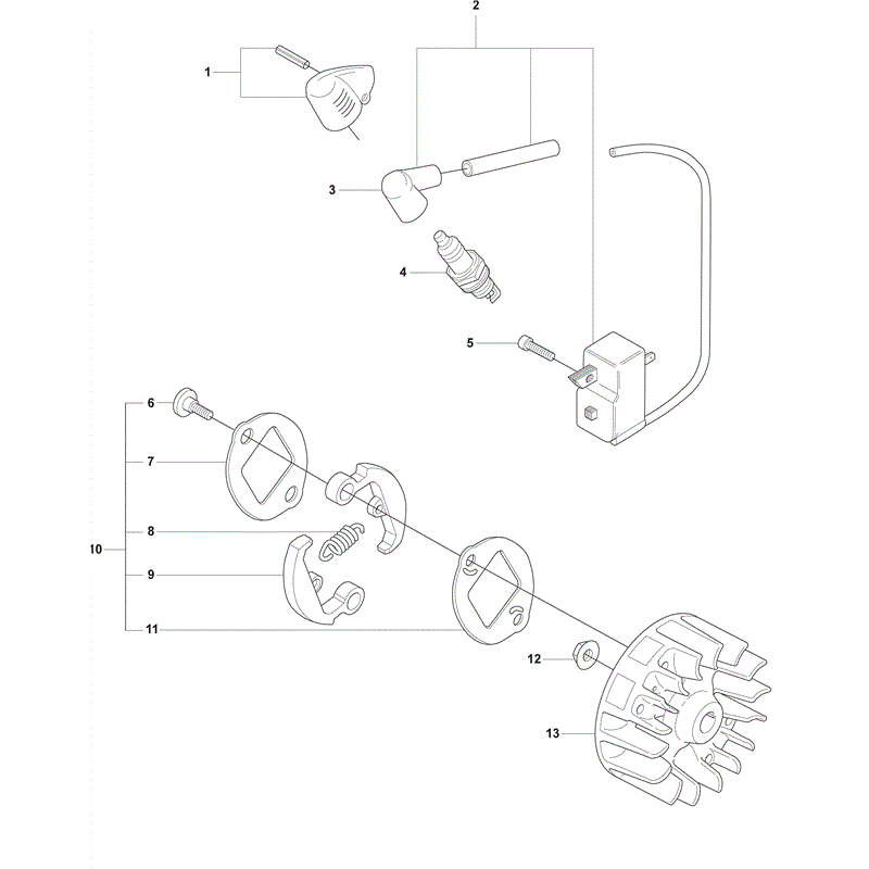 Husqvarna  323 (2008) Parts Diagram, Page 13