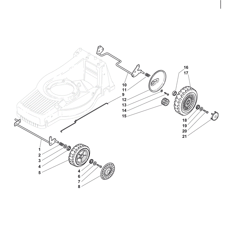 Mountfield SP555 (Honda GCV160) (2012) Parts Diagram, Page 6