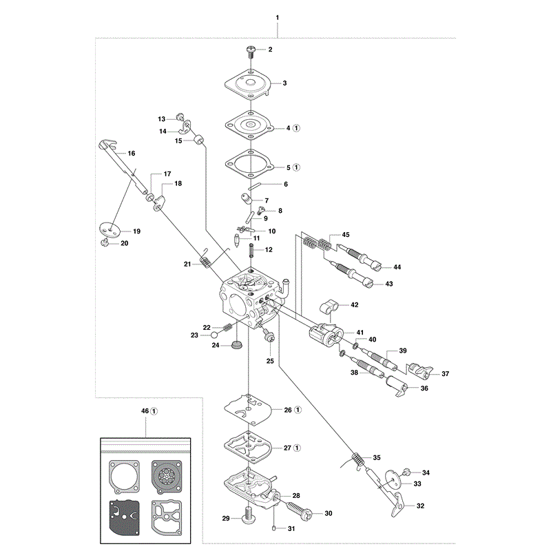 Husqvarna  345RX (2010) Parts Diagram, Page 17