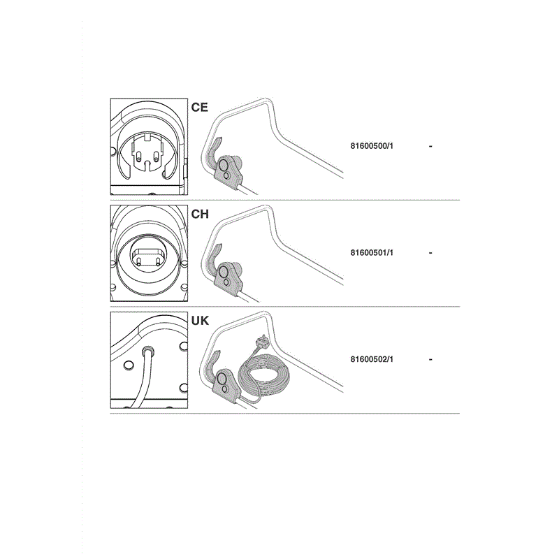 Castel / Twincut / Lawnking TD390 (2008) Parts Diagram, Page 1