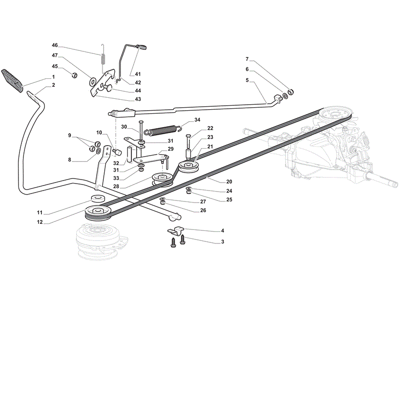 Mountfield 1538H-SDX Lawn Tractor (2012) Parts Diagram, Page 4