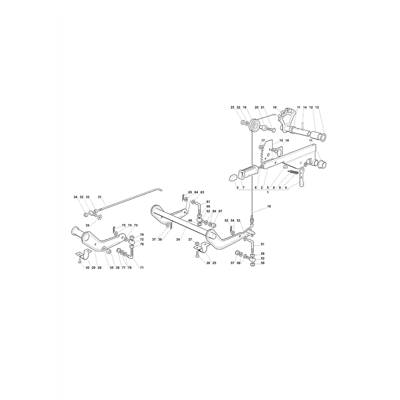 Castel / Twincut / Lawnking JT92HYDRO (JT92 Hydro Lawn Tractor) Parts Diagram, Page 10