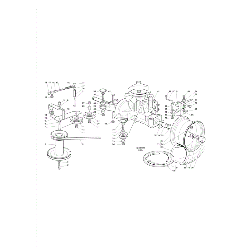 Castel / Twincut / Lawnking JT92HYDRO (JT92 Hydro Lawn Tractor) Parts Diagram, Page 9